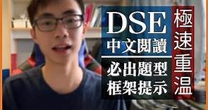 【考前定心丸】DSE中文卷一閱讀：拆解老是常出現的八種題型