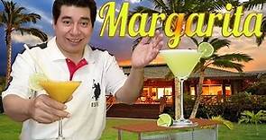 como hacer una Margarita regular como hacer Margsrita frizada how to make frozen mango Margarita