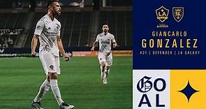 GOAL: Giancarlo Gonzalez scores his first goal of the season to give LA Galaxy the lead