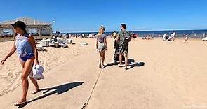 The Baltic Sea. Jurmala beach. The resort city of Jurmala. Latvia. Walking tour 2021