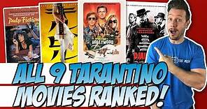 All 9 Quentin Tarantino Films Ranked! (w/ Once Upon a Time in Hollywood)