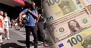 American Tourists Enjoy the Euro Being Equal to the Dollar