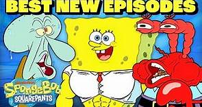 Best of NEW SpongeBob Episodes! (Part 4) | 3 Hour Compilation | SpongeBob