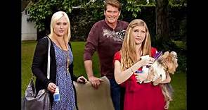 David Hasselhoff and his former wife Pamela Bach and Their daughters