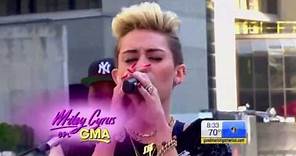 Miley Cyrus - We Can't Stop (Live on Good Morning America, GMA)