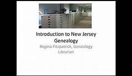Introduction to New Jersey Genealogy