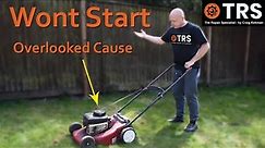 LAWN MOWER WON'T START Overlooked cause - Engine Surge - Briggs and Stratton