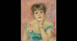Renoir - Jeanne Samary con vestido escotado