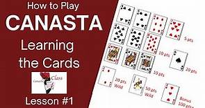 How to play Canasta Beginner - The Cards - Lesson 1 Modern American Canasta #canasta #cardgames