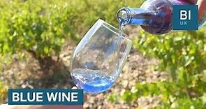 A Spanish startup is making wine that's naturally blue