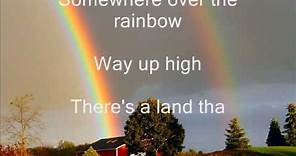 Judy Garland - Somewhere over the rainbow lyrics