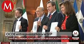 OCDE emite recomendaciones a México en materia educativa