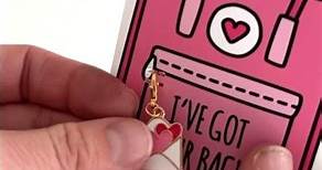 Easy DIY Printable Valentines: "I've Got Your Back" with Adorable Charms Attached