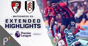 Bournemouth v. Fulham | PREMIER LEAGUE HIGHLIGHTS | 4/1/2023 | NBC Sports