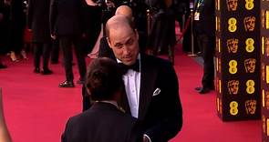 El príncipe William llega sin su esposa, Catherine, a los premios BAFTA