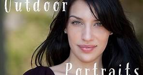 Outdoor Portraits Tutorial: How to use natural light and fill flash with digital photography