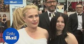 Patricia Arquette joined by family on the Oscars red carpet - Daily Mail