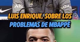 El Chiringuito de Jugones on Instagram: "🔥 Luis Enrique, sobre los problemas de Mbappé: 😓 “No le he preguntado cuáles son sus problemas”. 🎙 @dani_demarcos"