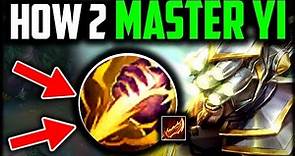 How to Master Yi & CARRY for Beginners (Best Build/Runes) Master Yi Jungle Guide Season 14