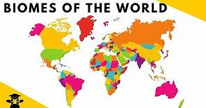 Biomes of World-(Desert-Rainforest-Taiga-Deciduous Forest-Grasslands-Savanna-Tundra)