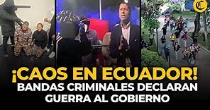 🚨CONFLICTO EN ECUADOR: criminales toman canal de TV y universidad de Guayaquil | El Comercio