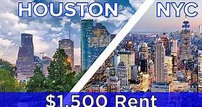$1,500 Rent: New York Vs. Houston