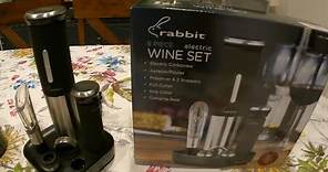Rabbit Electric Wine Opener Set Review