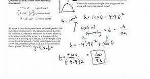 Episode 30: Physics - Maximum Height, New PSAT Math (Calculator)