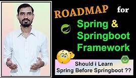 Roadmap for Spring Framework & Springboot || Should I Learn Spring before Springboot