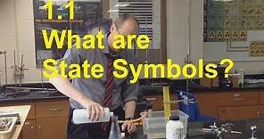 1.1/S1.1.2 What are State Symbols? [SL IB Chemistry]