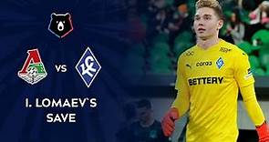 Lomaev's Save in the Game Against Lokomotiv