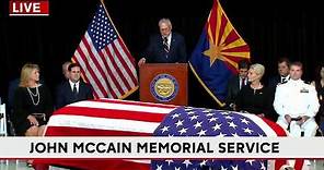 Sen. John McCain procession, memorial at Arizona State Capitol
