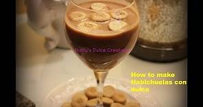 How to make habichuelas con dulce. Sweet bean dessert.