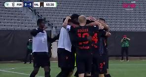 Terran Campbell opens the scoring for Forge FC