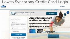 Lowe's Credit Card Login and Payment Methods - Synchrony