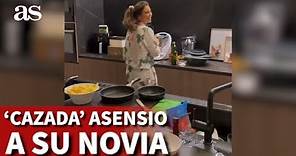 La 'pillada' infraganti de Asensio a su novia en la cocina que revienta Instagram | AS