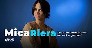 Mica Riera: “Fabiana Cantilo es la reina del rock argentino”