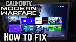 Modern warfare won’t start Xbox one fix (April - May 2021)