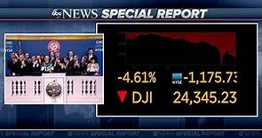 Dow Jones closes down nearly 1,200 points | ABC News Special Report