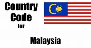Malaysia Dialing Code - Malaysian Country Code - Telephone Area Codes in Malaysia