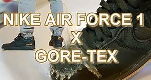 【阿史開箱&實著】防水實測 Nike Air Force 1 x Gore-Tex 'Black' Unbox & Onfeet