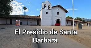 El Presidio de Santa Barbara | State Historic Park | Walking Tour | Santa Barbara, California | [4K]