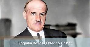 Biografía de José Ortega y Gasset