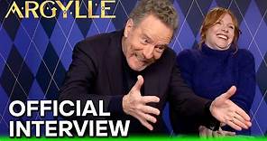 ARGYLLE (2024) Bryan Cranston & Bryce Dallas Howard Official Interview