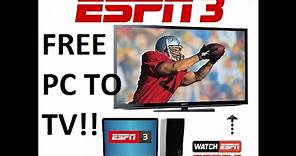 How To Watch ESPN3 On Your TV With CHROMECAST Streaming From Your Computer BEST WAY