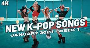 NEW K-POP SONGS | JANUARY 2024 (WEEK 1)