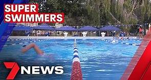 The inspirational youngsters swimming 200 kilometres | 7NEWS
