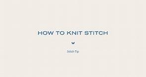 How to Knit Stitch I Made With Love | Tom Daley