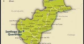 map of Queretaro Mexico