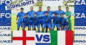 Highlights: Inghilterra-Italia 2-1 - Under 19 (28 giugno 2022)
